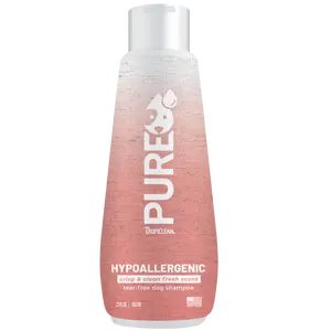 TropiClean PURE Crisp & Clean Fresh Hypoallergenic Plant-Based Dog Shampoo