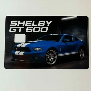 Shelby GT-500 Custom Vinyl Decal Sticker - Waterproof Anime-Themed Credit Card Skin for DIY Scrapbooking & Stamping (Toys & Hobbies)