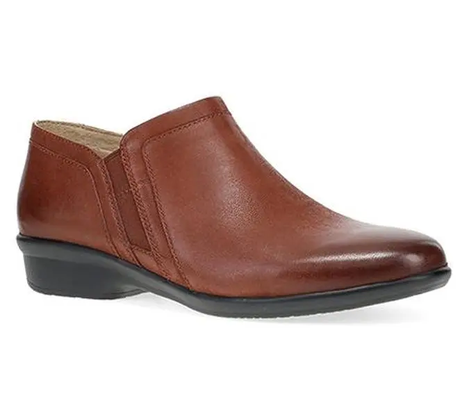 Dansko Cheryl Russet Burnished Nubuck Leather Bootie Dansko Cheryl Russet Burnished Nubuck Leather Bootie
