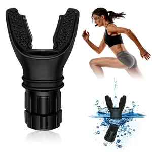 Portable breathing exercise device for lungs, Breathing trainer with Resistance Adjustable, Lung Trainer with excellent quality silicone, Improve Breathing Capacity and Endurance,Easy to Clean and Use,Father's Day Gift