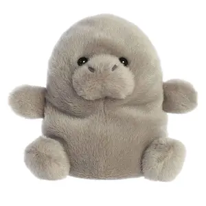 Palm Pals Adorable Blubs Manatee 5 inch Gray Mini Soft Plush Collectable Stuffed Animal