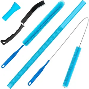 Dryer Vent Cleaner Kit - Compatible Universal Vacuum Attachment Hose with Most Vacuum Cleaner, Dryer Lint Cleaner Kit and Cleaning Brush Tools for Efficient Dryer Vent Hose Maintenance