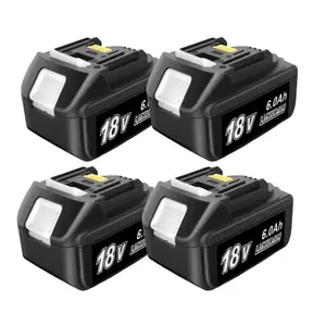 18V Batteries Fit for Makita 18volt Cordless Power Tools with 6000 mAh High Capacity,BL1860B BL1820B BL1830B BL1840B BL1850B LXT-400 chainsaw