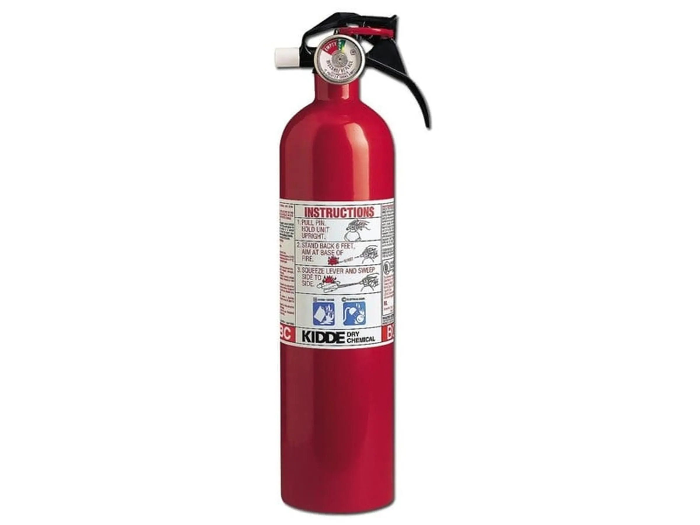 Kidde Safety Dry Chemical Hand Portable Fire Extinguisher