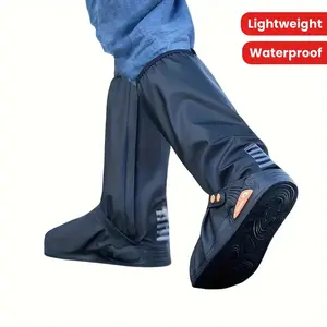 Thick Durable Outdoor High-Top Waterproof Shoe Covers/rain Boots, Rain Shoes, Motorcycle Riding, Outdoor Leisure Fishing, Rainy/snowy Hiking