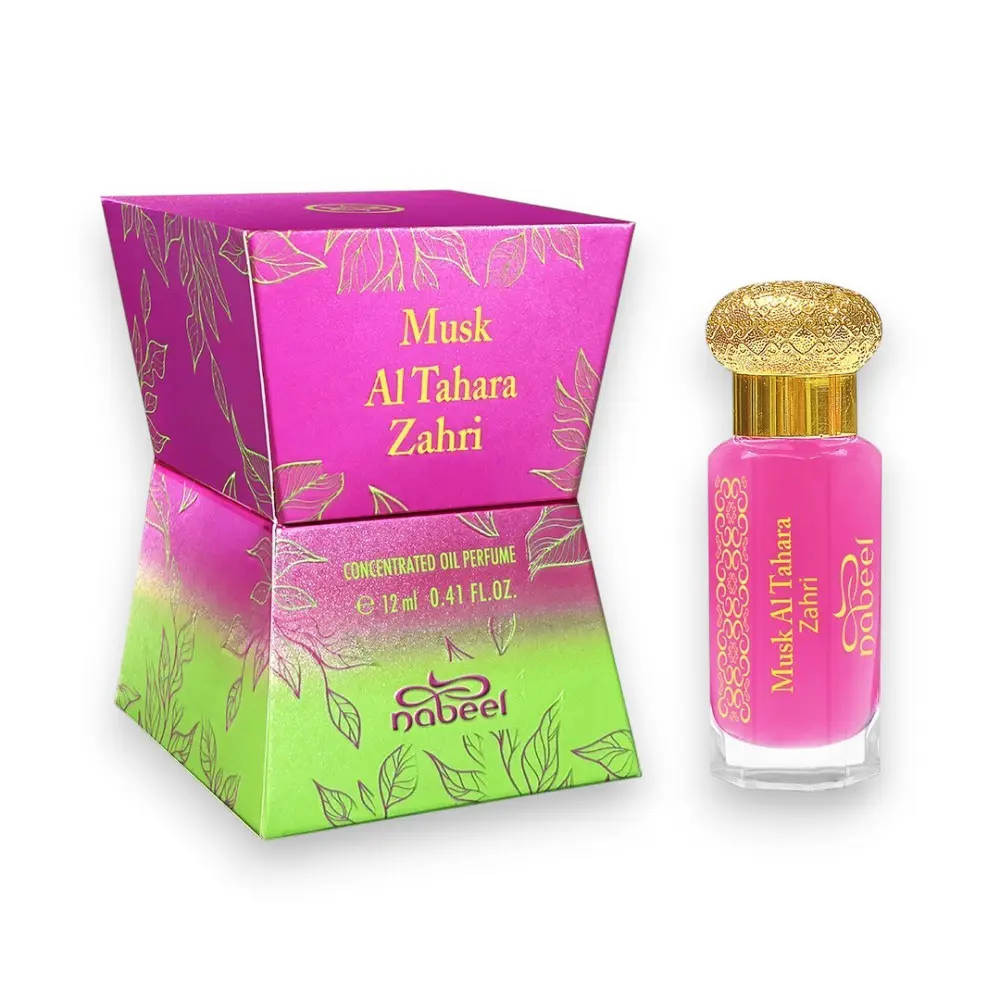 Nabeel | Musk Al Tahara | Zahri | Women's Fragrance | 12 ML | Concentrated Oil | Bergamot - Black currant & Rose