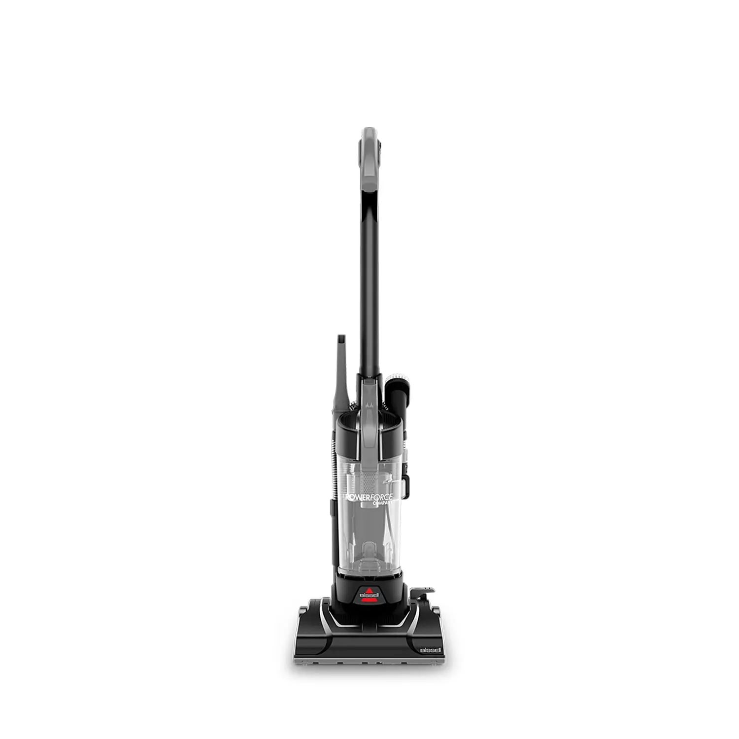 BISSELL PowerForce Compact, Bagless, Upright Vacuum, Lightweight, Powerful Suction, High Reach Wand, Hard Floor and Carpet, 4362, Gray & Black