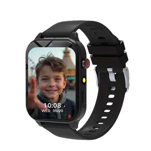 Smartwatch for Boys and Girls, Multifunctional Smart Watch, Step Tracker, Sleep Monitor, 18 Educational Games, Front Camera, Flashlight, Rechargeable Battery, USB Charging