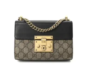 Pre-owned GUCCI Monogram Black Moonlight Box Single Shoulder Bag zc351101019