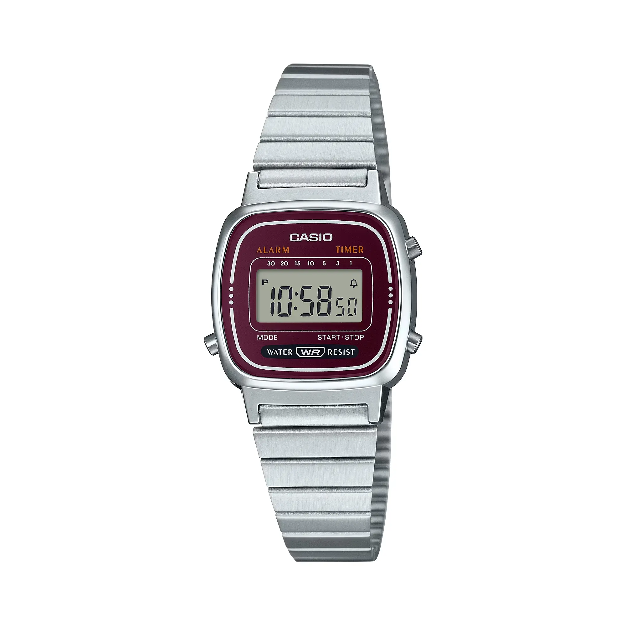 Casio Women's Vintage Digital Stainless Steel Watch - LA-670WA-4D