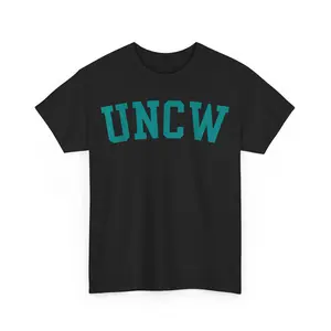 UNCW Arch Vintage Retro College Athletic Sports Unisex T-Shirt Casual Cotton