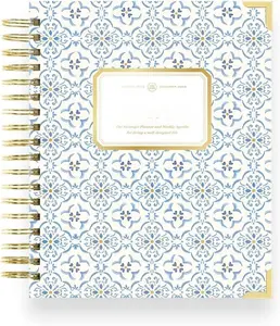 2026 Weekly Planner   Planner for Stylish Organization. Combines Weekly & Monthly Calendars, Daily Schedule, Notes Pages, Goal Setting, Stickers, Pocket & More. Elegant Laminated Cover with  Accents (Casa Bella Design - 2026)