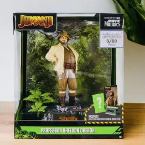 McFarlane Toys Movie Maniacs Professor Sheldon Oberon (Jumanji) 6in Posed Figure