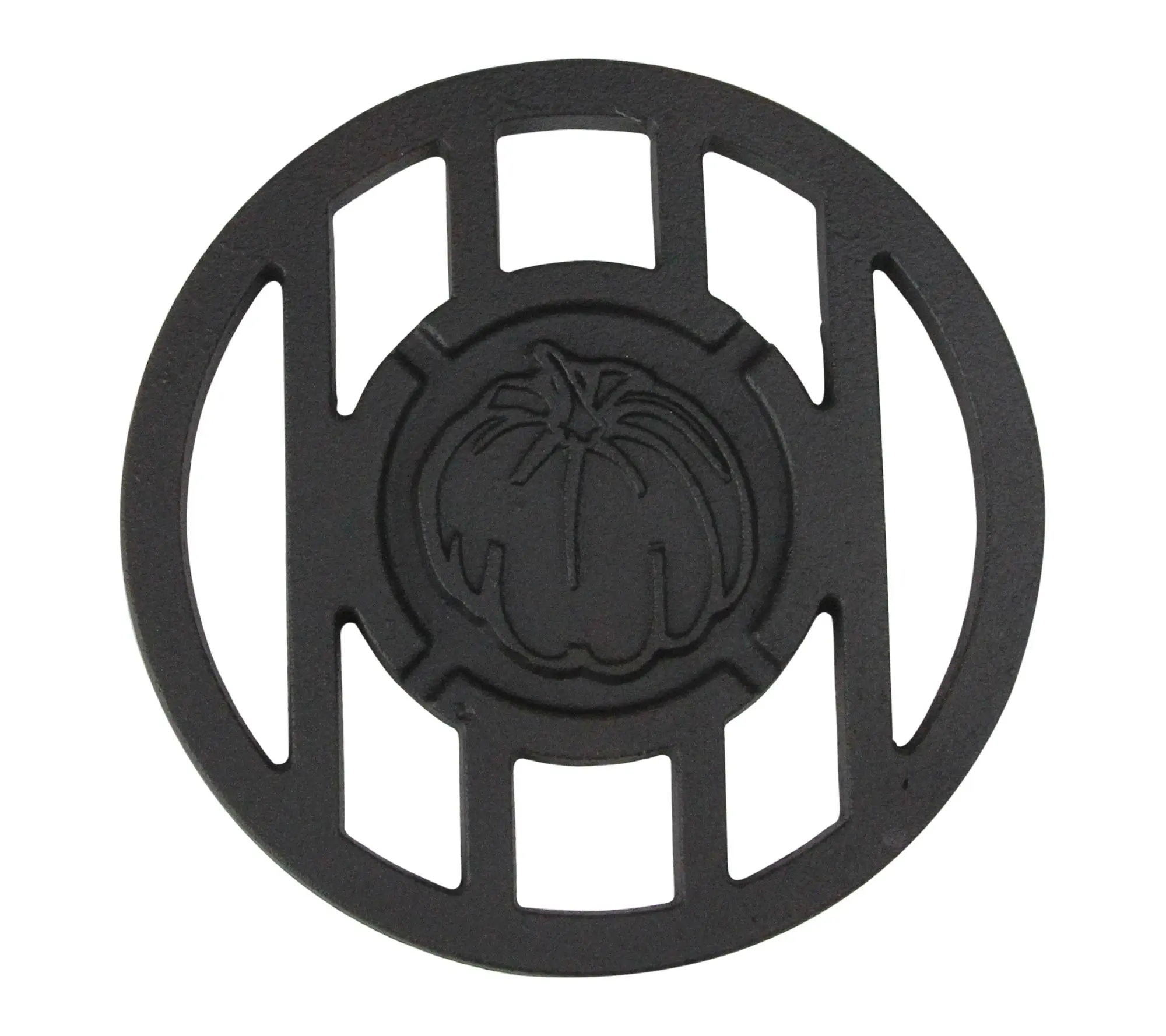 CC Home Furnishings 5.5" Pumpkin Cast Iron Grill Accessory