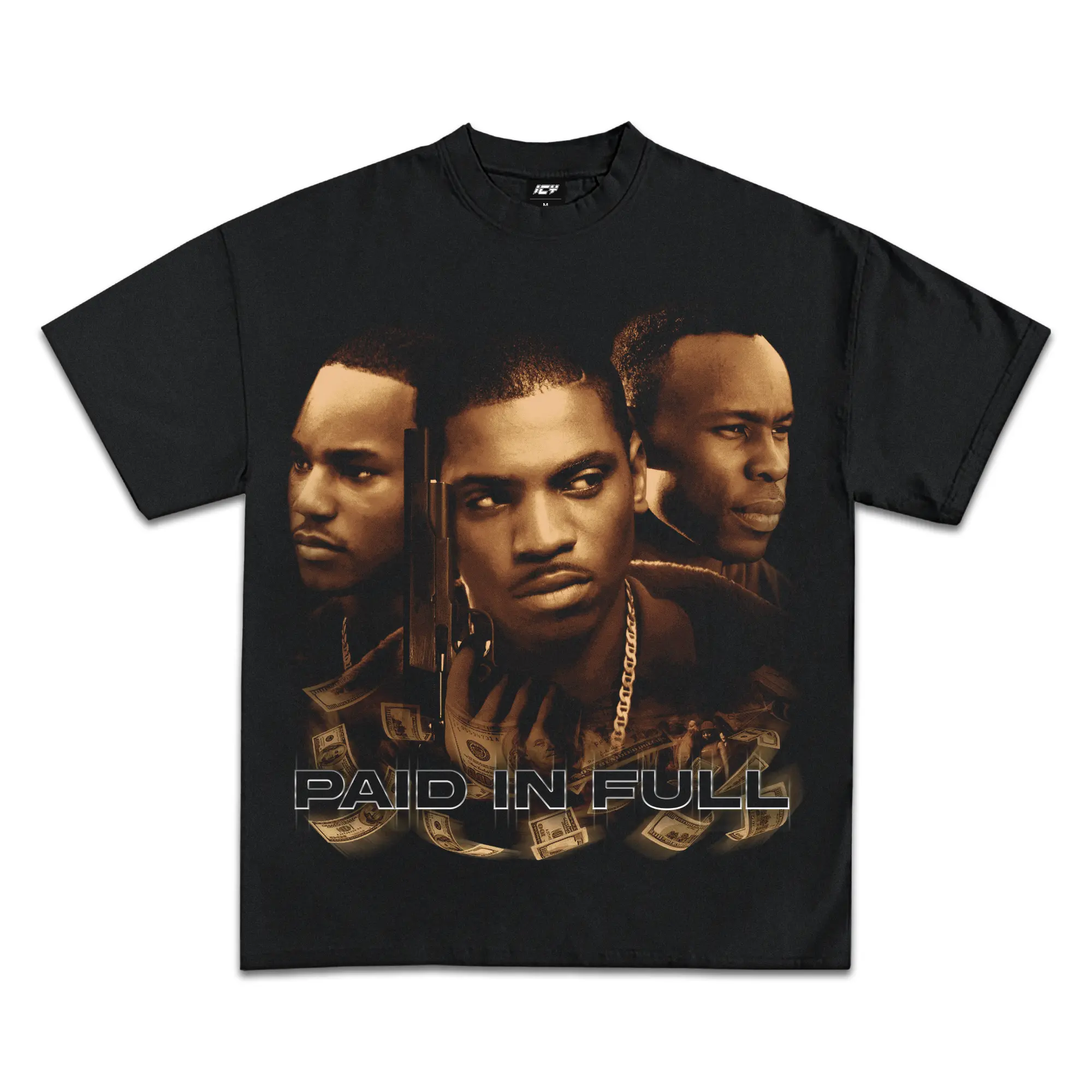 Paid in Full Vintage Graphic T-Shirt, Crewneck Cotton Made In USA