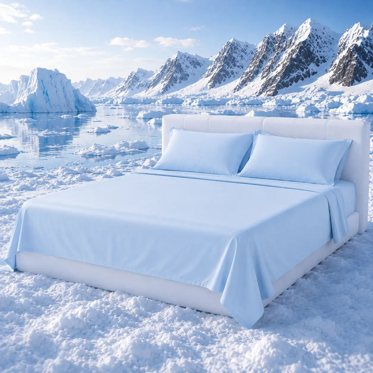 CGK | Ice Cool Sheet Set – Cooling Nylon Fabric, Moisture Wicking & Wrinkle Resistant for Hot Sleepers CGK | Ice Cool Sheet Set – Cooling Nylon Fabric, Moisture Wicking & Wrinkle Resistant for Hot Sleepers