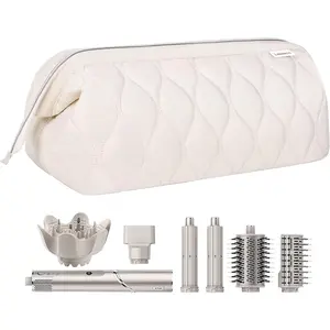Hair Tools Travel Bag for Shark Flex Fusion Puffer Flexstyle Carring Case Portable  Airwrap Travel Case for Shark Hair Dryer Flat Curing Iron Organizer (Beige)