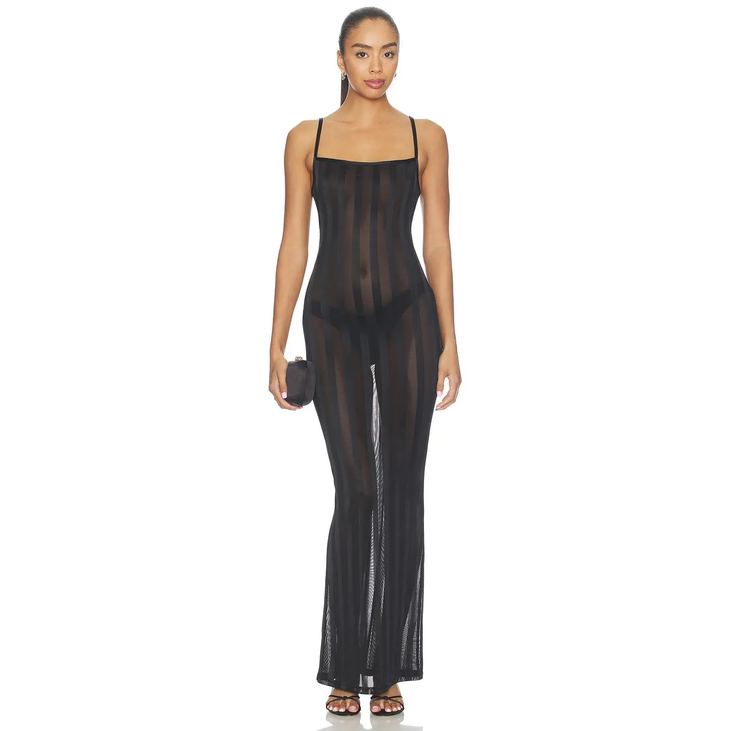 superdown Kirsi Maxi Dress in Black