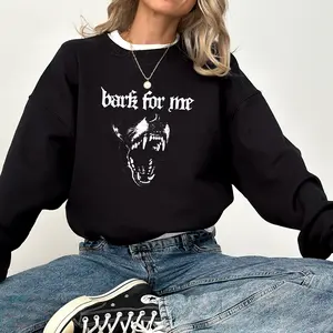 ChicCotton Vintage Bark For Me Sweatshirt, Retro Funny Barking Dog Crewneck, Adult Humor Long Sleeve Pullover, Funny Sarcastic Flirty Quote Sweater
