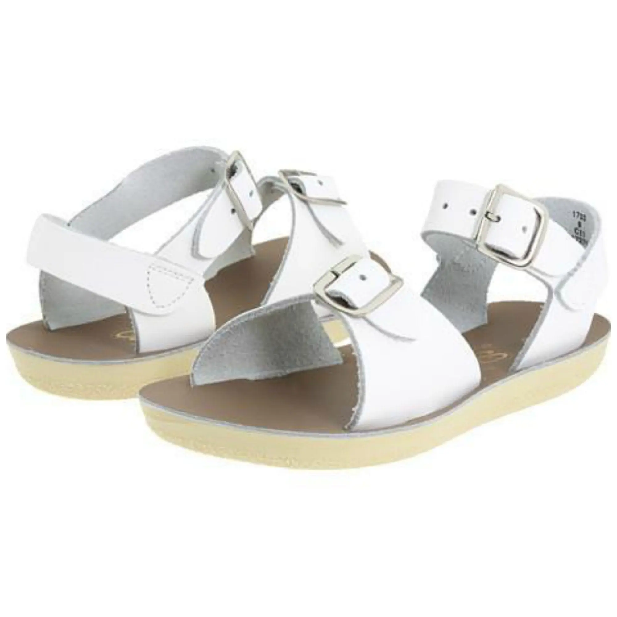 White Surfer Sandals - Sun-San Saltwater Shoes for Kids