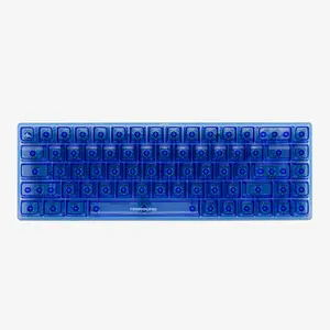 CLEAR SAPPHIRE Basecamp 65 Keyboard (BW V2 Switch)