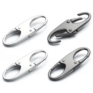 4 Anti-Theft Zipper Locks, Keep Zippers Closed, Replace Zipper Buckles, Multi-Functional Hooks, Dual Direction Connectors, Travel Essentials, Security