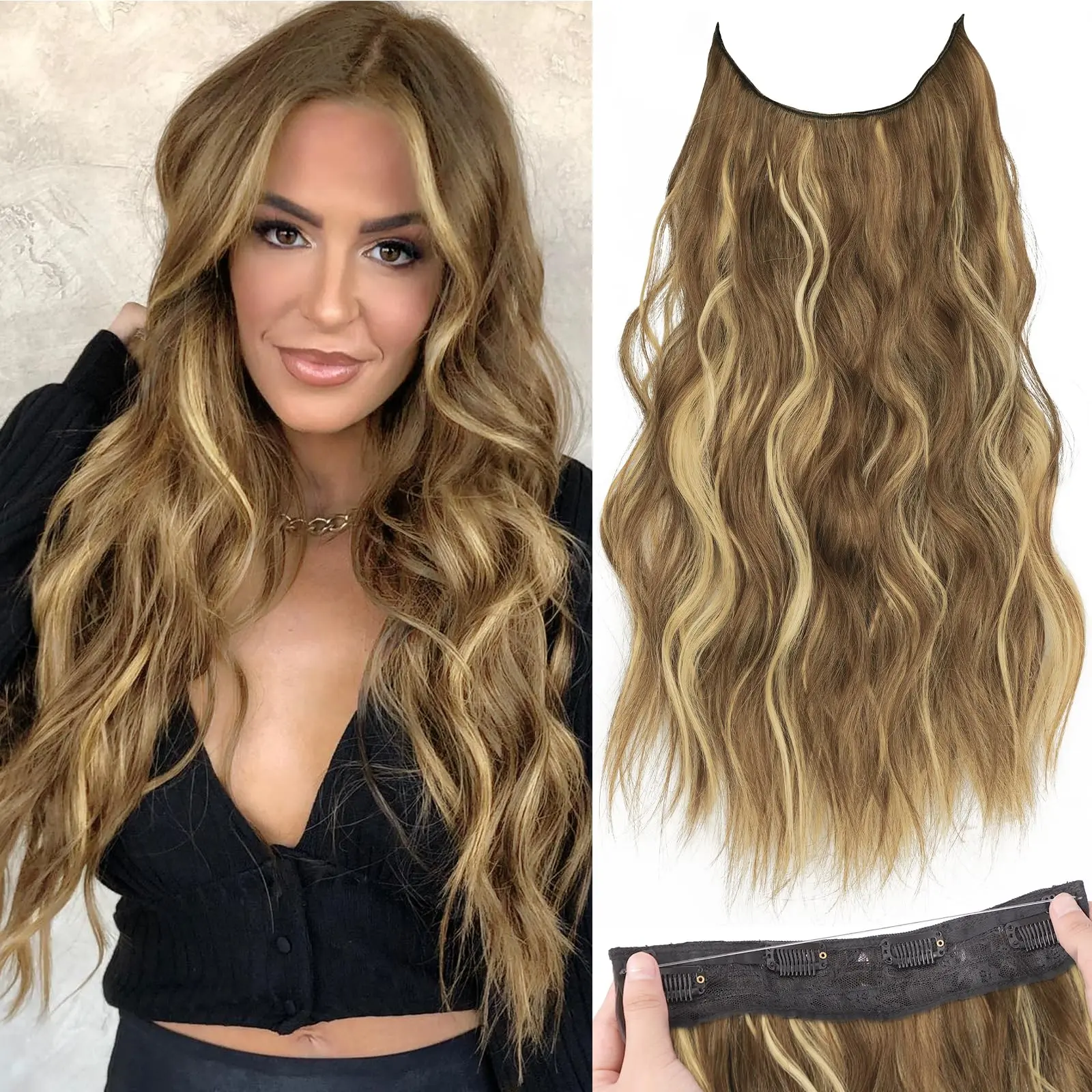 20inch-Brown mix Blonde