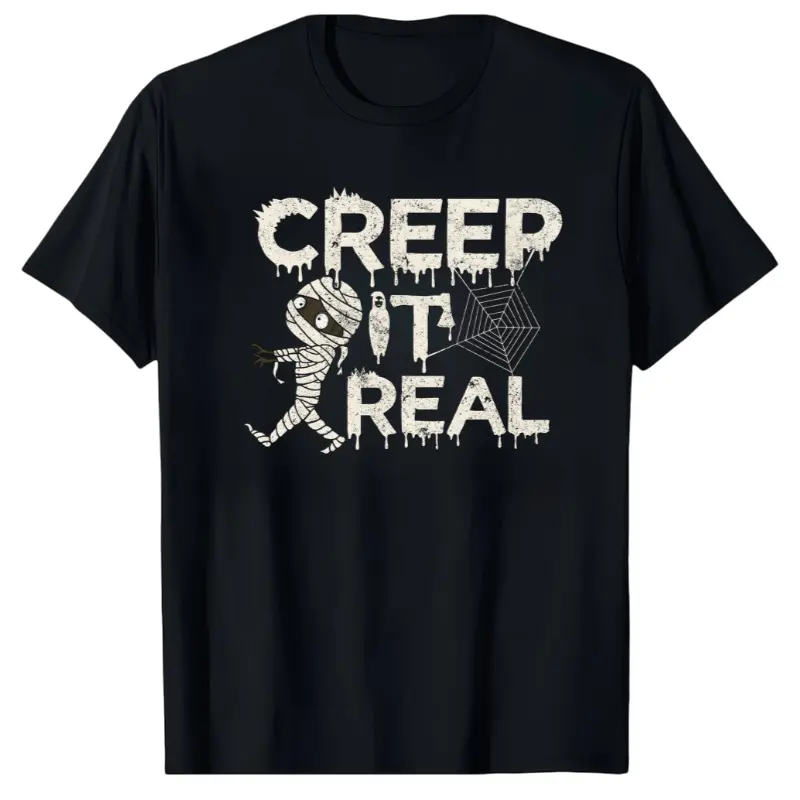 Halloween Party T Shirt Creep it Real for School or party T-Shirt