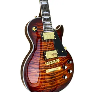 New Gibson Les Paul Custom Electric guitar in Brown Burst