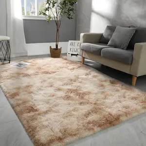 Modern Long Shag Rug, Soft Shaggy Rug, Contemporary Rugs, Shaggy Area Rugs, Fluffy Modern Rug, Polyester Fiber Rectangular Carpet for Living Room & Bedroom, Home Use, Multiple Sizes Available