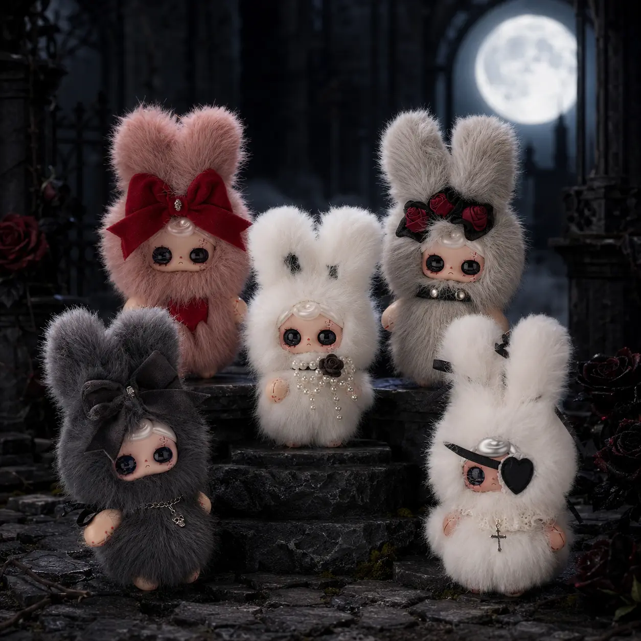 Yuna Series Collectible Plush Toy - Kawaii Designer Soft Stuffed Figure, Sealed Blind Box Collectible Figure for Room Decor, Birthday Gift for Girls
