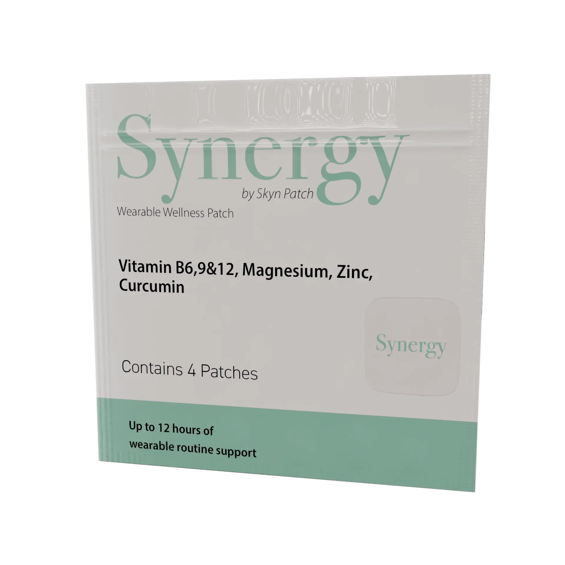 SkynPatch Synergy Wearable Wellness Patch – Vitamin & Mineral Routine Support (4 Pack)