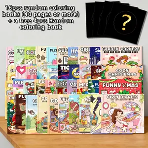 Random adult coloring books, made with thick, durable paper, featuring a variety of fun styles including fairy tales and cartoon scenes. Clear lines and smudge-proof details inspire creativity and make them perfect coloring gifts. Activity Book