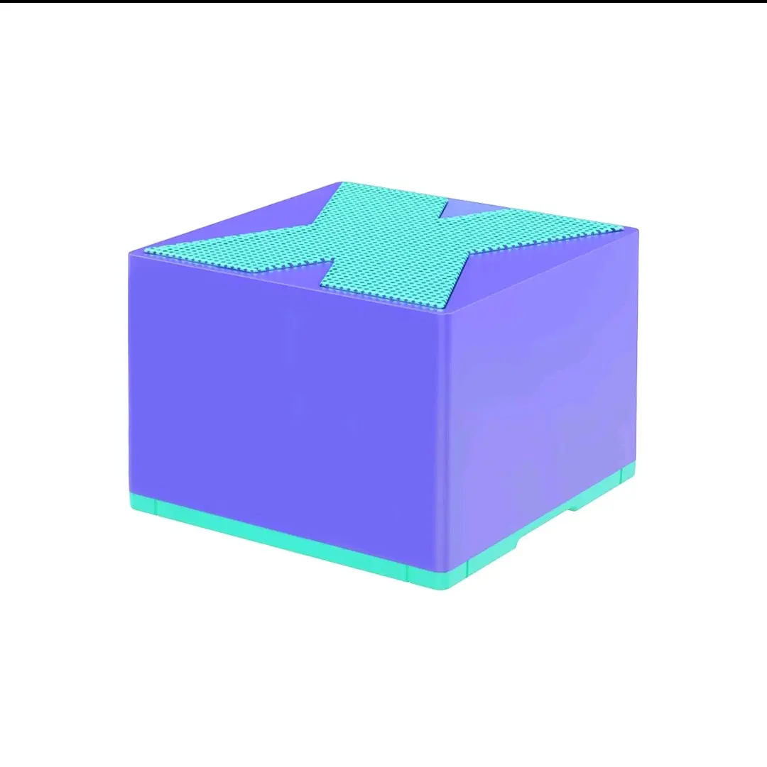 Violet/Neon Turquoise