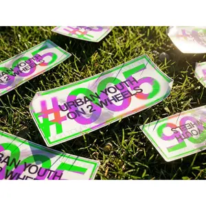 #005 Urban Youth On 2 Wheels Sticker Decal [3 pcs]