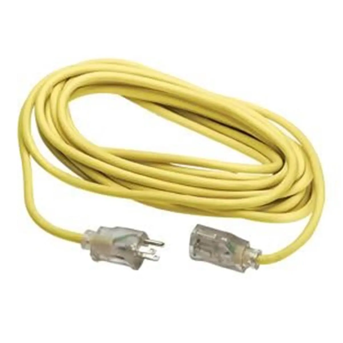 212 MAIN 25-Ft. Heavy-Duty Extension Cord, 16/3 SJTW 3-Wire Grounded with Lighted Glow Plugs, Oil & Chemical Resistant for Indoor/Outdoor Use, Floor