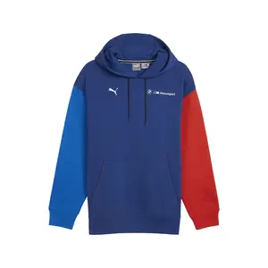 PUMA Mens Bmw M Motorsport Essentials Fleece Hoodie Casual Outerwear Casual - Blue