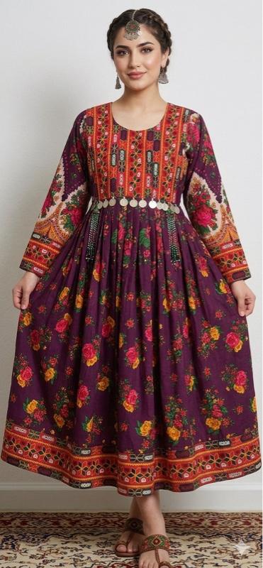 1 piece- Traditional Afghan Dress