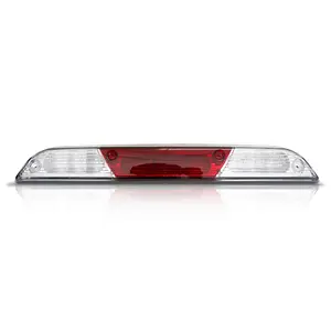 2pcs Full LED Clear Replacement 3RD Third Brake Cargo Tail lamps Light For 2015 2016 2017 2018 2019 2020 Ford F150, Replace OEM FL3Z13A613B, FL3Z13A613C