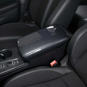 Brand New Carbon Fiber Look Center Console Armrest Box Cover For 2022-2023 Honda Civic