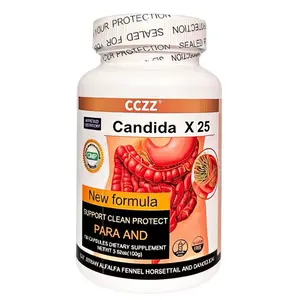 Candida Colon Health - Intestine LeafHerb PsylliumHuskSeed,Wormwood Powder & More - 60 Capsules Suitable for Men and Women.Gut and Colon Support, Premium Fiber Formula -Support digestive wellness + Probiotic Tablets - Dual Action for Gut Health.