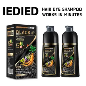 easy hair dye Root touch-up / Root concealer 5-in-1 Shampoo Haircare, Cover Gray Hairs, 10 Mins Hair Coloring, Plant Extracts, Long Lasting, Mild, Moisture