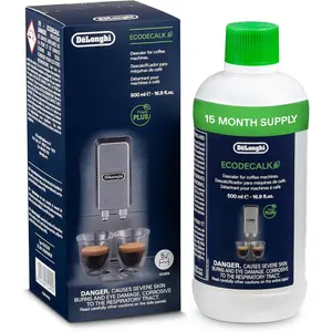 EcoDecalk Descaler, Eco-Friendly Universal Descaling Solution for Coffee & Espresso Machines, 16.90 oz (5 uses)