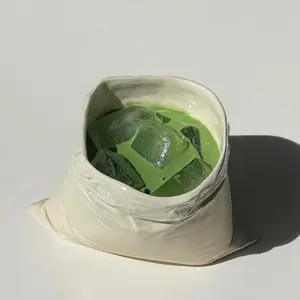 Handmade Aesthetic Bag Cup | Viral Matcha Mug | Everyone Loves on TikTok | Ceramic Drinkware Tumbler | Coffee | Gift Idea for Matcha Lover | 450ml - 15.2oz