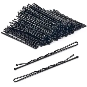 120PCS Jumbo Bobby Hair Pins for Women Girl, Large Black Bobby Pins 2.75Inches with Box
