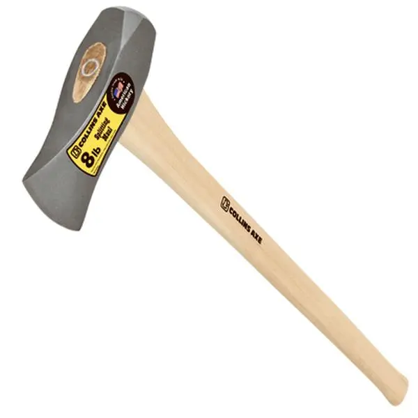 212 MAIN Truper TJ8 8 lbs. Wood-Splitting Maul with Reinforced Eye Design for Outdoor Wood Splitting