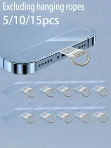Universal Phone Anti-Loss Lanyard Card Holder, Convenient Card Storage, Thick Transparent Flexible Phone Strap Clip, Universal Phone Accessories, Protect Your Phone
