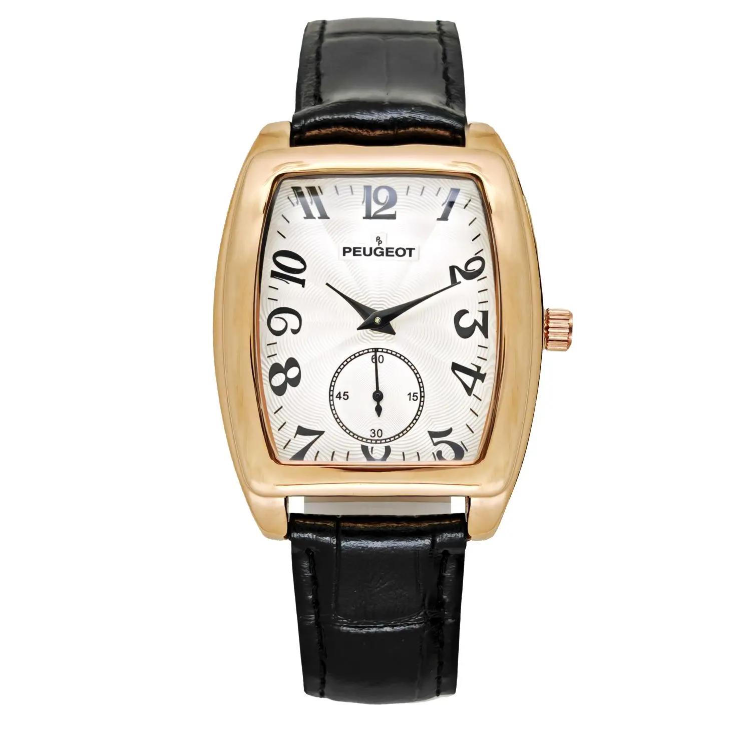 Men’s Vintage Rose Gold Cushion Shaped Watch