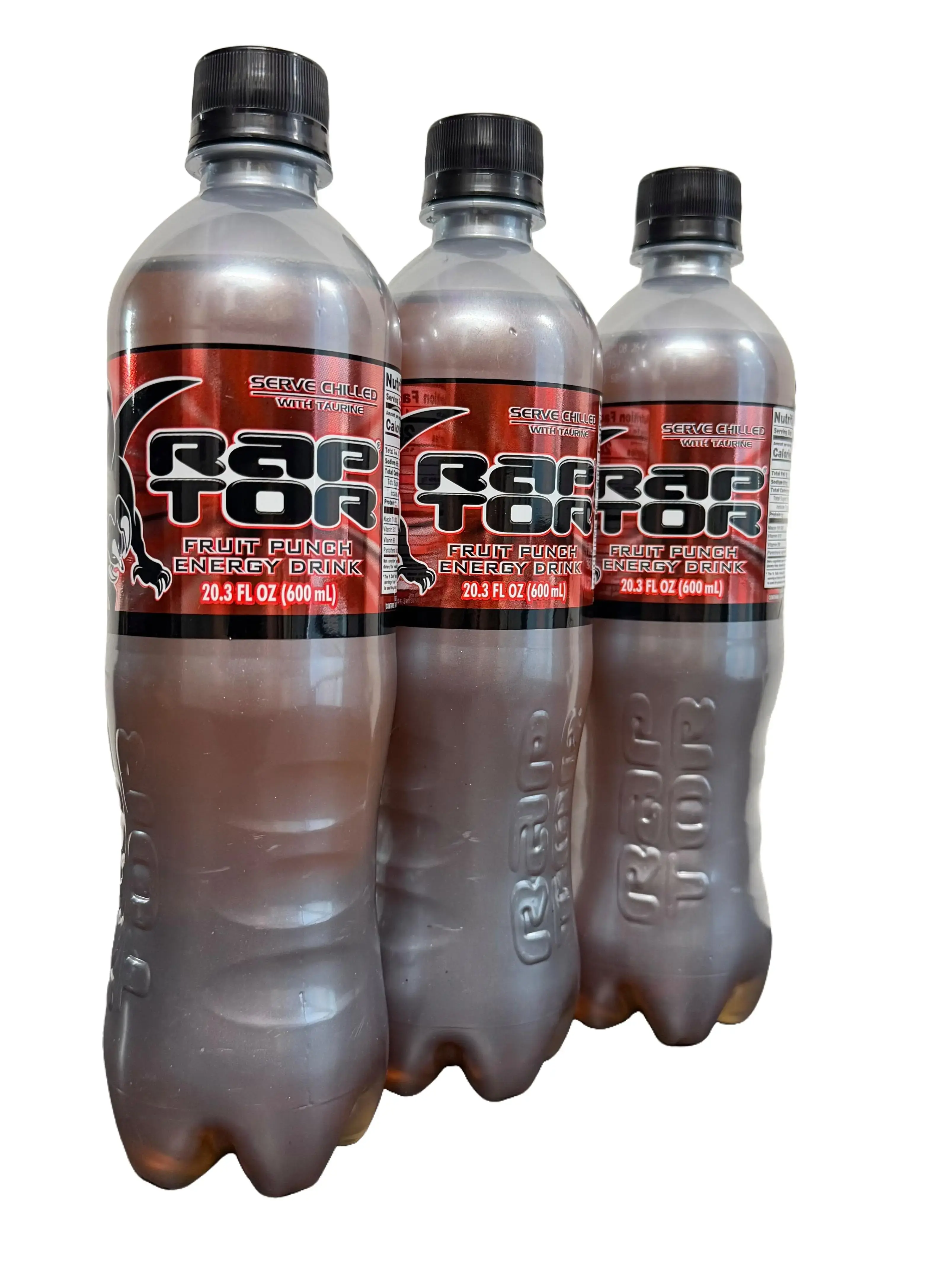3 RAPTORS FRUIT PUNCH ENERGY DRINK 600 ML