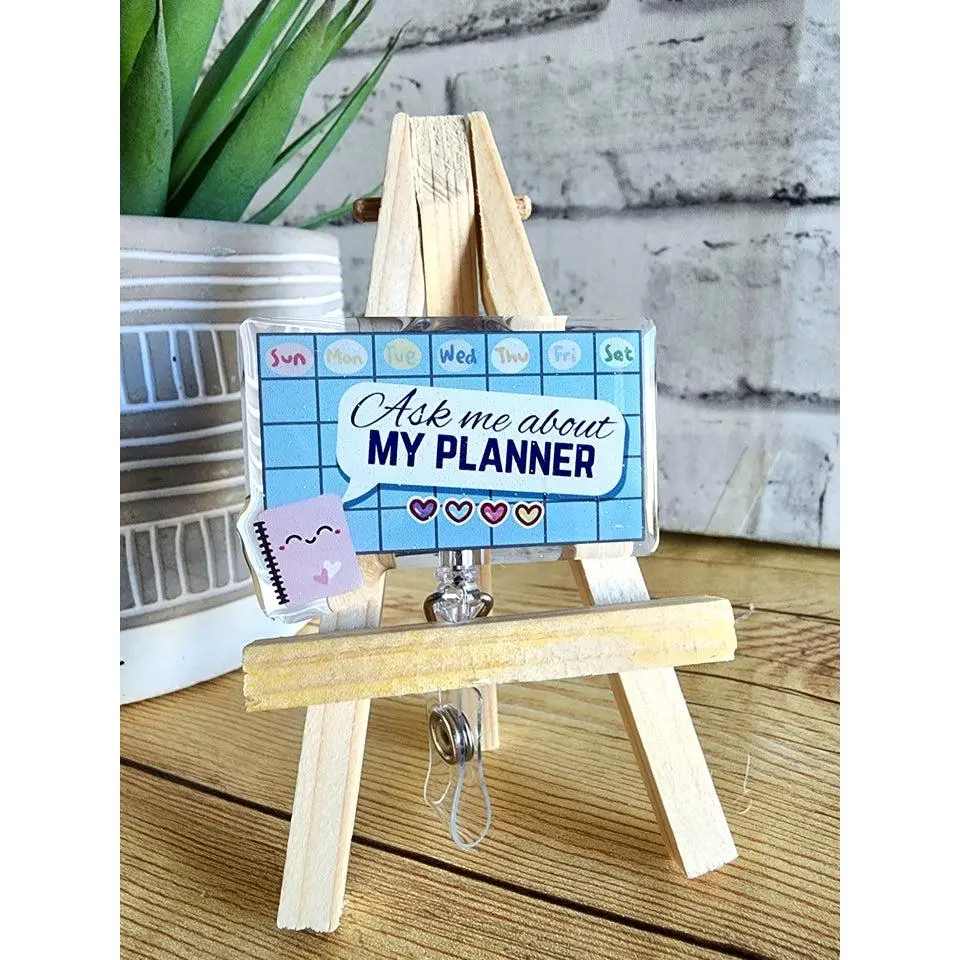 Planner Glitter Badge